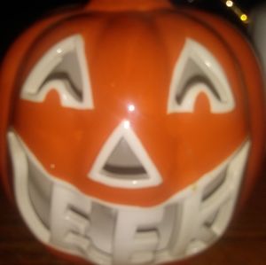 Fragile pumpkin decoration